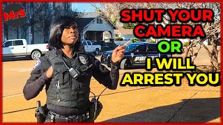 This Female Cop Went Crazy Real Quick By Man With Camera! | Id Refusal #148