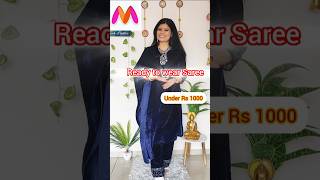 Myntra ready to wear saree haul 👉😍 #myntrasareehaul #myntrareadytowearsaree #viralshort #trending