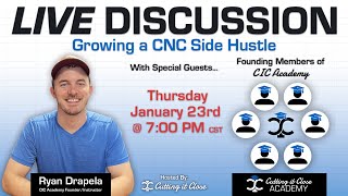 Live Discussion: Growing a CNC Side Hustle