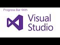 Make a progress bar in visual studio-for begginner programmers.