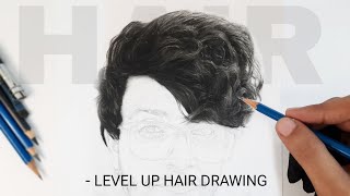5 MISTAKES Beginners do in HAIR DRAWING ||  Realistic Hair Drawing