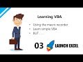 Excel Macros & VBA: 3 Learn simple Excel VBA using the Macro Recorder