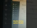 Mozilla Firefox update Disable #shortvideo