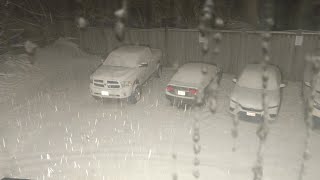 Snow Squall sneaking in Toronto Ontario Canada #snowfall #ontario #canadalife