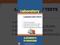 what are the laboratory tests for sjogren’s syndrome sjogrens sjogren