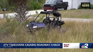 Person hospitalized after vehicle crash with ATV on Christmas in Lehigh Acres