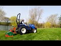 iseki tle3410 tractor demonstration