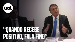 Bolsonaro ri de quem pega covid e defende \