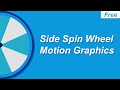 Side Spin Wheel Motion Graphics for Tutorial Videos FREE - Green Graphics