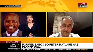 BUSA CEO Cas Coovadia pays tribute to Peter Matlare