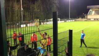 Lierse vs Virton Viering na de 2-3 overwinning