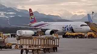 Arkia Airbus A321NEO full flight from Tel Aviv(TLV) to Salzburg(SZG)