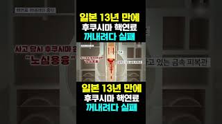 [한국농수산TV] 일본 13년 만에 후쿠시마 핵연료 꺼내려다 실패