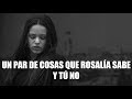 ANÁLISIS MUSICAL: COSAS QUE ROSALÍA SABE Y OTROS MÚSICOS NO.