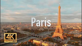 4K Paris City | Eiffel Tower | Drone Footage