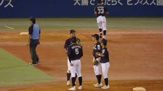 20190826 侍ジャパン壮行試合 高校日本代表 vs 大学日本代表 （21）篠原涼（筑波大）のタイムリーで追いつき、引き分けで試合終了