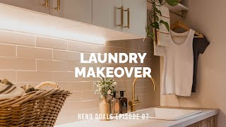 Laundry Room Makeover! Interior Design Ideas \u0026 Decorating. Classic Modern Coastal Style