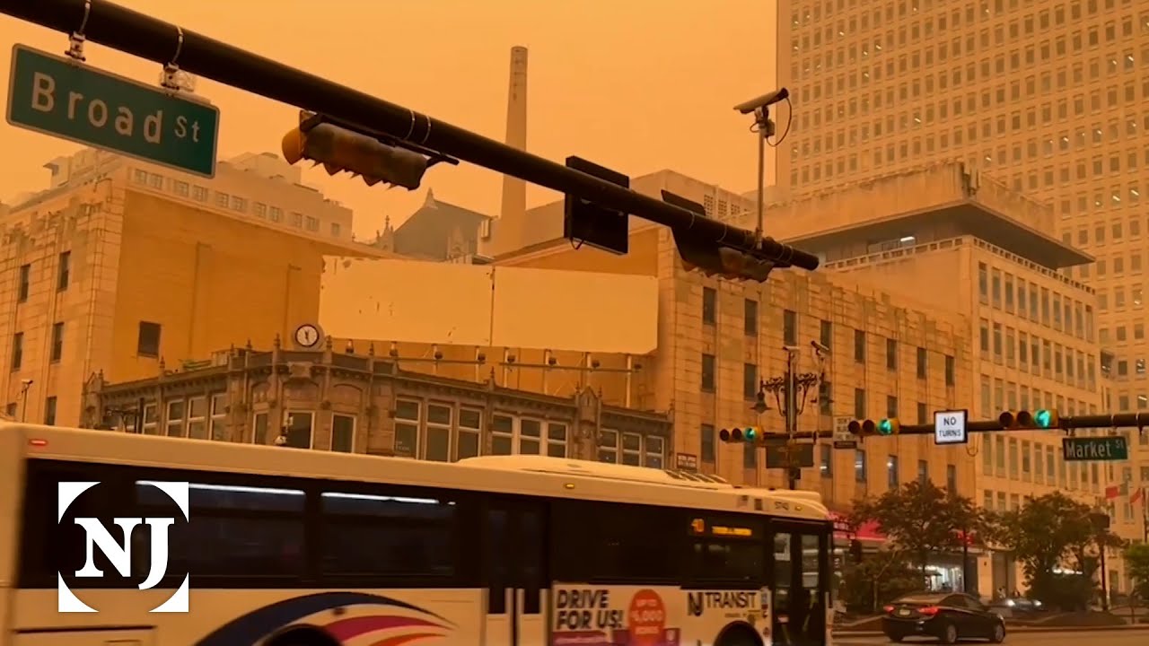 Canadian Wildfire Smoke Blankets New Jersey, East Coast - YouTube