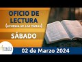 Oficio de Lectura de hoy  Sábado 2 Marzo 2024 l Padre Carlos Yepes l Laudes l Católica