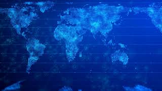 Digital World Map Background