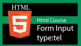 HTML 5 tutorial - form input type "tel"