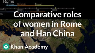 Comparative roles of women in Rome and Han China | World History | Khan Academy