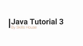 Java Tutorial 3 | Variables in Java |Urdu Tutorial