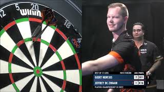 Geert Nentjes v Jeffrey De Zwaan Players Championship 24 2022 Round 1