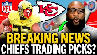🏈🚨 BREAKING: CHIEFS POTENTIALLY MAKING MAJOR DRAFT PICK TRADE FOR OT? CHIEFS NEWS TODAY