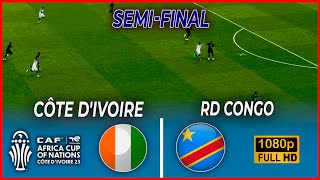 Côte d'Ivoire 🆚 RD Congo - Demi-finale | Coupe d'Afrique des Nations 2023 | eFootball PES