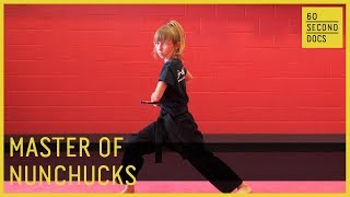 9-Year-Old Eccaia Sampson Is A Master of Nunchucks