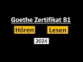 Goethe Zertifikat B1 Hören, Lesen Modelltest mit Antworten am Ende || Vid - 239