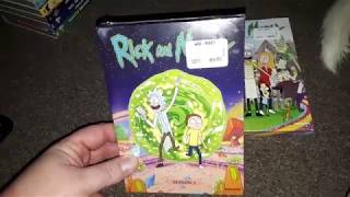 Unboxing Season 1 and 2 Rick and Morty  DVD 10/07/17