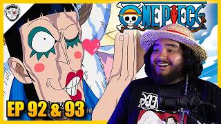 MY NEW FAVORITE VILLAIN!?! - First Time Watching One Piece (92 & 93)