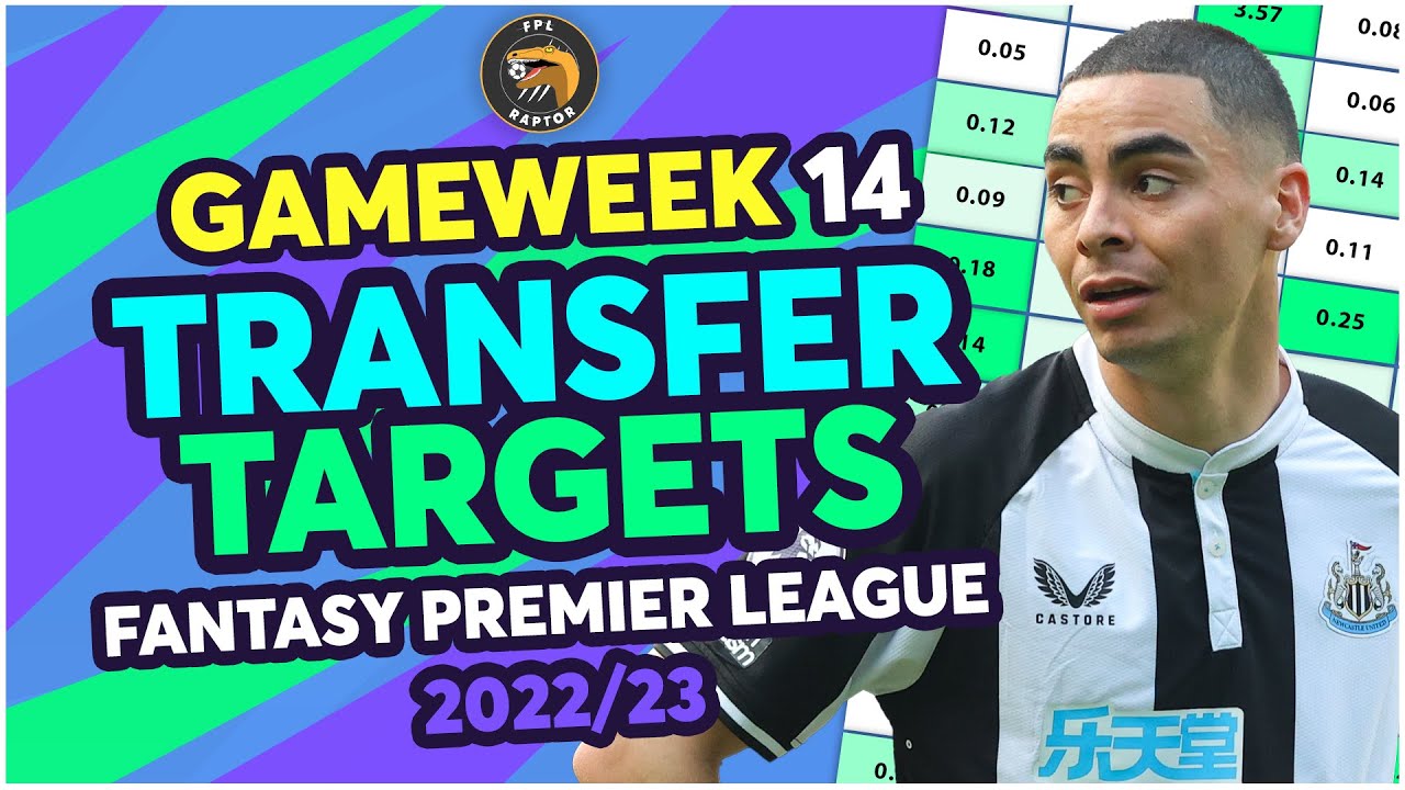 FPL GAMEWEEK 14 TRANSFER TIPS | 825th IN THE WORLD! | Fantasy Premier ...