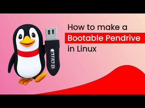 How To Create A Bootable Pendrive In Linux | Create Bootable Usb In 2 ...