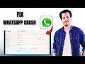 How To Fix WhatsApp Desktop App Crashing on Windows 10 or 11 [Quick Solution]