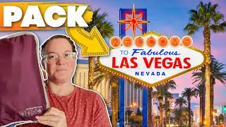 PACK WITH ME FOR LAS VEGAS | HOW I PACK CARRY-ON ONLY | TRAVEL HACKS WITH PACKING CUBES \u0026 BACKPACK