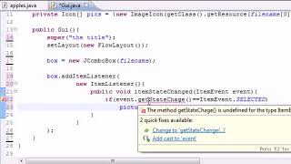 Java Programming Tutorial 69 Drop Down List Program