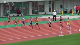 2018　長崎県高総体　陸上　男子100ｍ2次予選