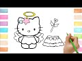 How to draw hello kitty | hello kitty draw | Hello Kitty and friends