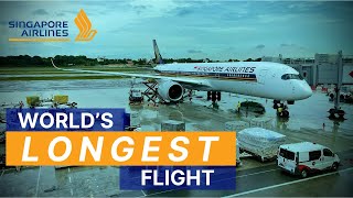 THE LONGEST FLIGHT ON EARTH | Singapore Airlines A350 Premium Economy Class Singapore to Newark