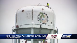 Lake Worth Beach water tower dismantling causes road closures