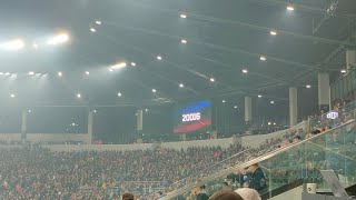 "Portowcy To My!" 20 tysięcy kibiców śpiewa hymn Pogoni Szczecin na nowym stadionie.