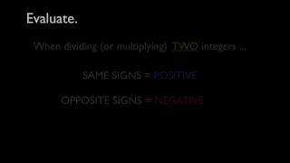mathtalk - integer division