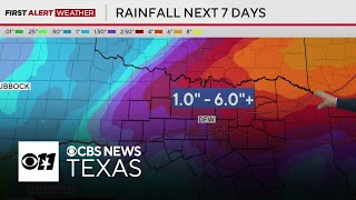 Flooding threat increases as strong to severe storms move into North Texas this week