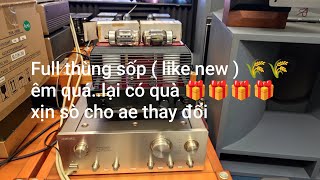 Full thùng sốp ( like new ) 🌾🌾êm quá..lại có quà 🎁🎁🎁🎁 xịn sò cho ae thay đổi TRIODE TRV 3488 MLEM🤤