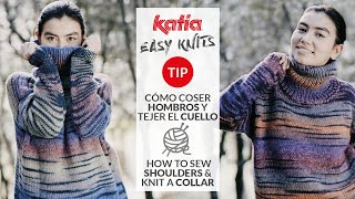 TIP  💡 How to Join and Knit the Neck of the TWINS Jumper