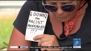 Citizens gather and rally to ban confederate monuments