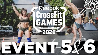 CrossFit Games 2020 Event 5 and 6 with Gabriela Migala